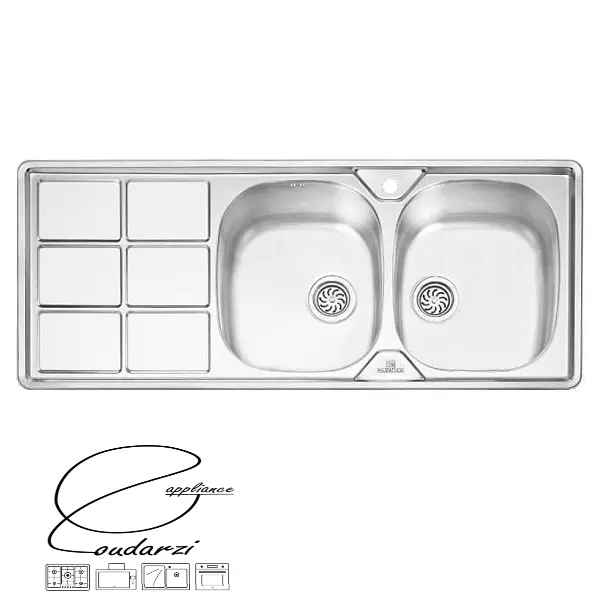 سینک پرنیان استیل مدل PS-1224 - 5