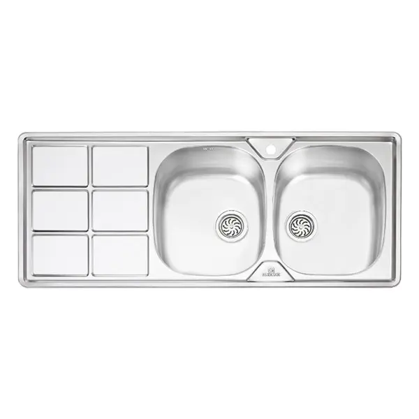 سینک پرنیان استیل مدل PS-1224 - 3