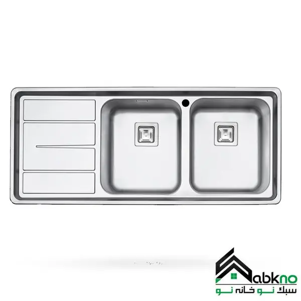 سینک توکار پرنیان استیل مدل PS1226 - 2