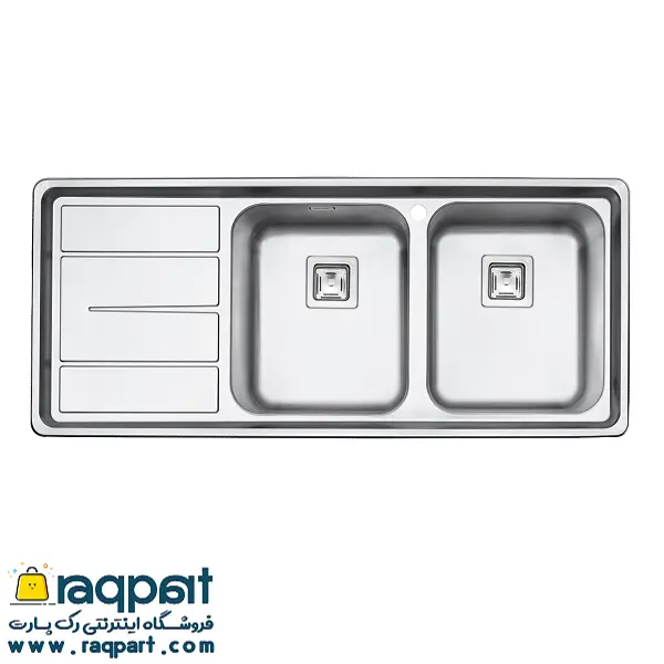 سینک توکار پرنیان استیل مدل PS1226 - 4
