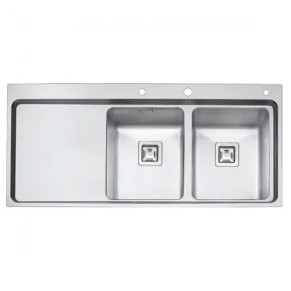 سینک ظرفشویی فانتزی توکار پرنیان استیل مدل PS 1227 - 2