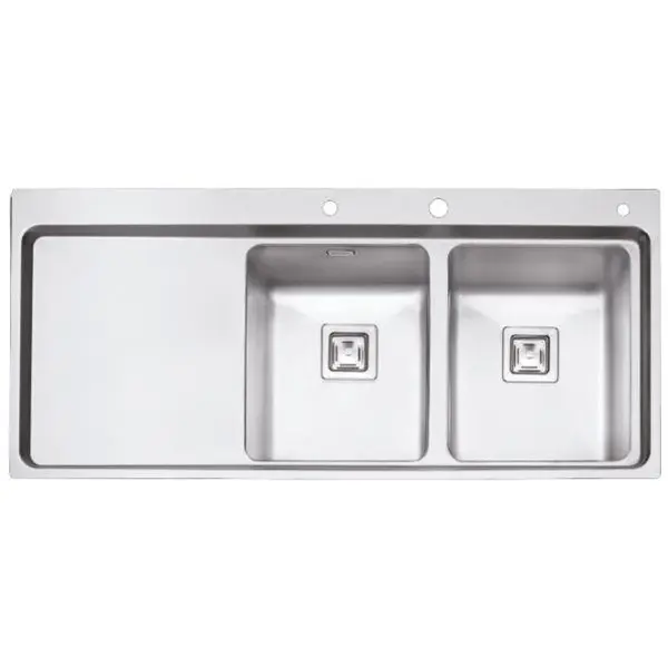 سینک ظرفشویی فانتزی توکار پرنیان استیل مدل PS 1227 - 3
