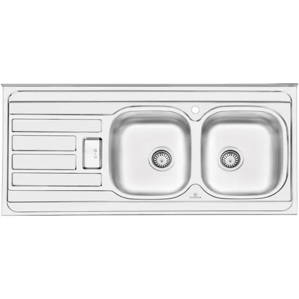 سینک ظرفشویی روکار پرنیان استیل مدل PS2101 - 6