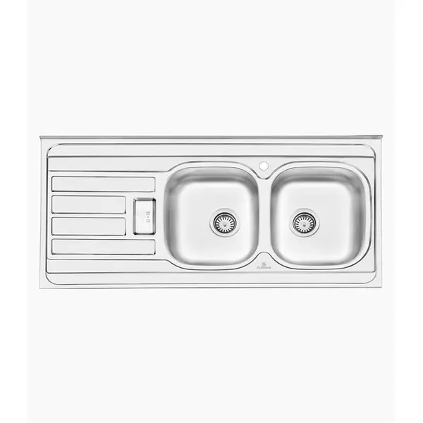 سینک ظرفشویی روکار پرنیان استیل مدل PS2101 - 3
