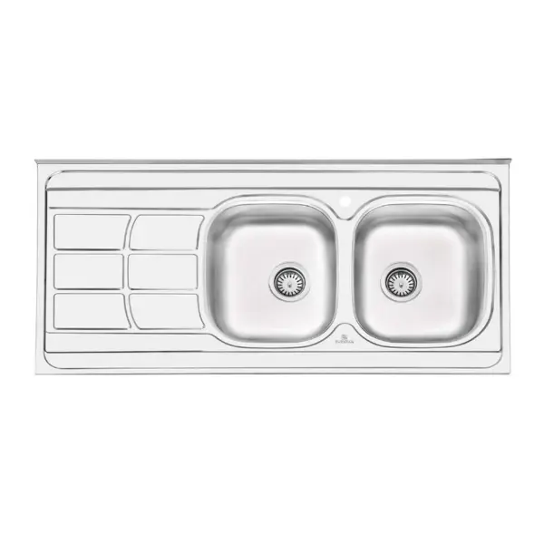 سینک ظرفشویی روکار پرنیان استیل مدل PS2109 - 5