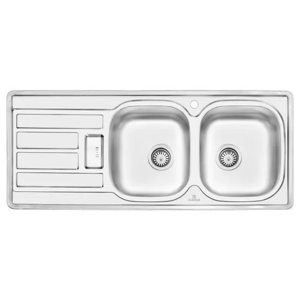 سینک ظرفشویی توکار پرنیان استیل مدل PS2201 - 5