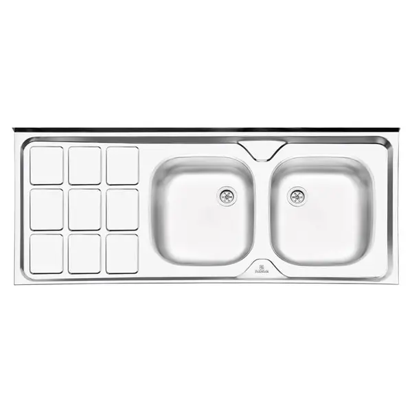 سینک ظرفشویی روکار پرنیان استیل مدل PS3104 - 2