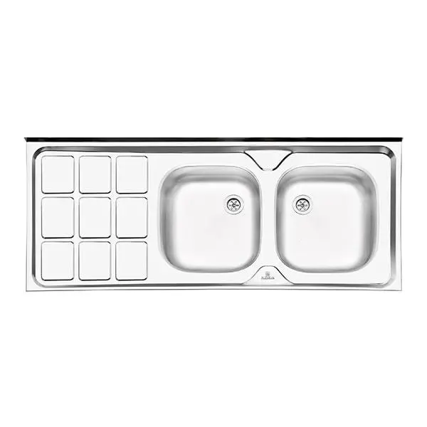 سینک ظرفشویی روکار پرنیان استیل مدل PS3104 - 4