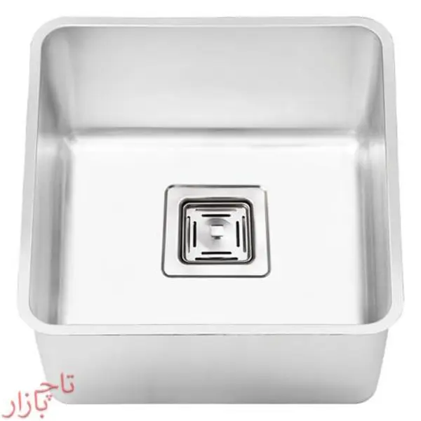 سینک ظرفشویی لگن کورین پرنیان استیل مدل PS4201 - 6