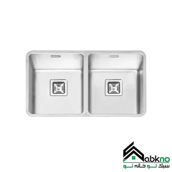 سینک ظرفشویی لگن کورین پرنیان استیل مدل PS4203 - 3