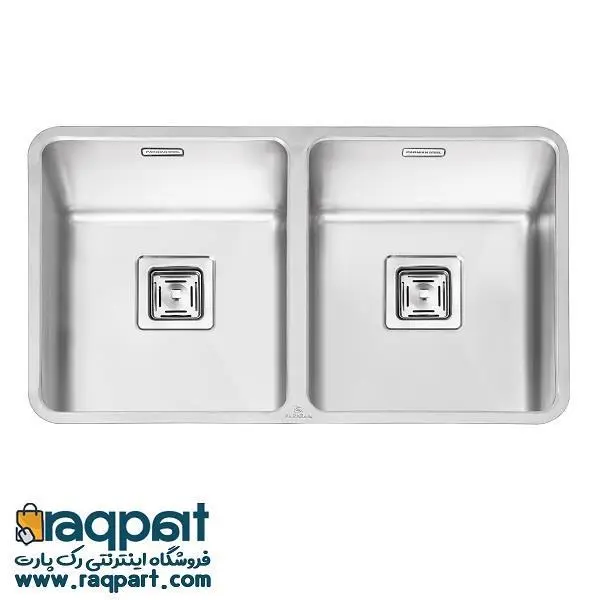 سینک ظرفشویی لگن کورین پرنیان استیل مدل PS4203 - 2