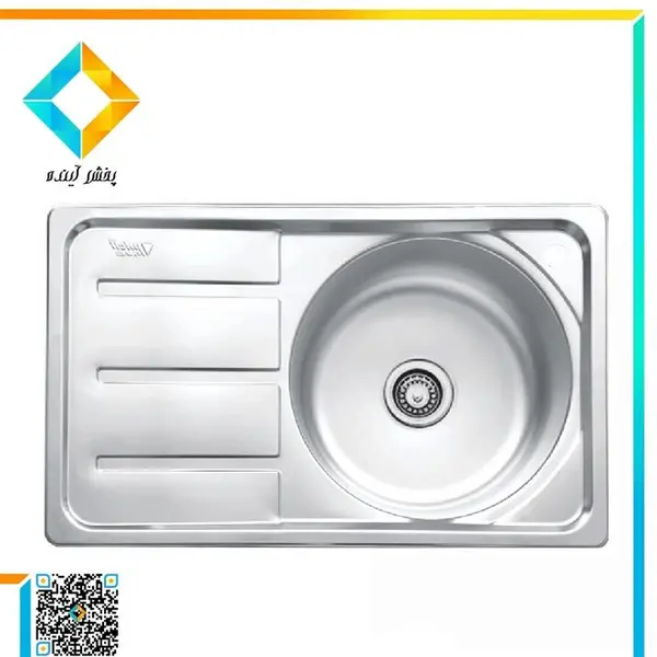 سینک توکار نیمه فانتزی نگین الماس مدل SA16 - 6