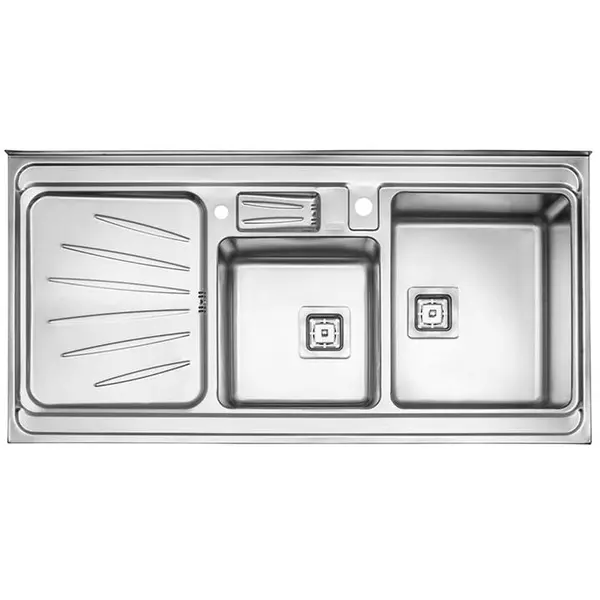 سینک ظرفشویی استیل البرز Steelalborz مدل 854 روکار - 2