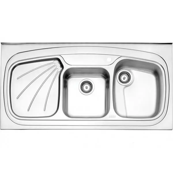 سینک ظرفشویی استیل البرز SteelAlborz مدل 614 روکار - 6