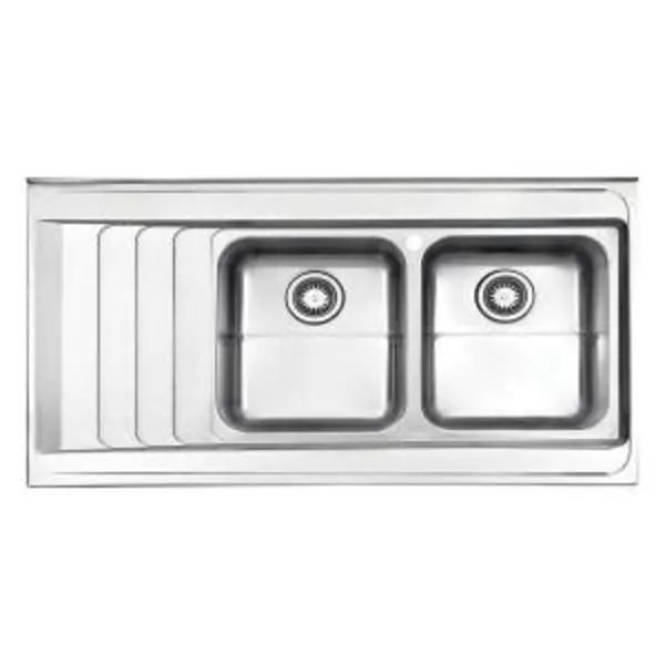 سینک ظرفشویی استیل البرز Steelalborz مدل 734 روکار - 3