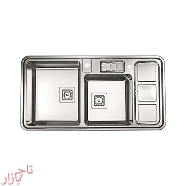سینک استیل البرز steelalborz مدل 853 توکار - 5