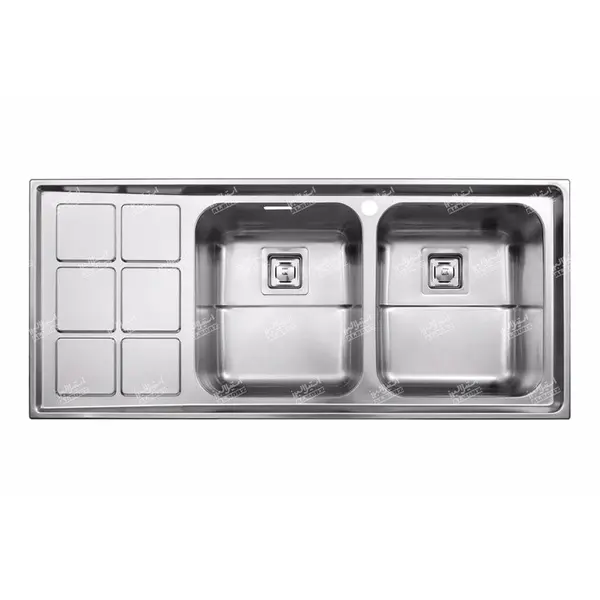 سینک ظرفشویی استیل البرز steelalborz مدل 761 توکار - 5
