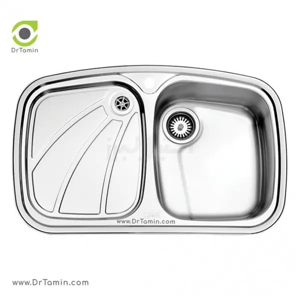 سینک ظرفشویی استیل البرز steelalborz مدل 618 توکار - 3