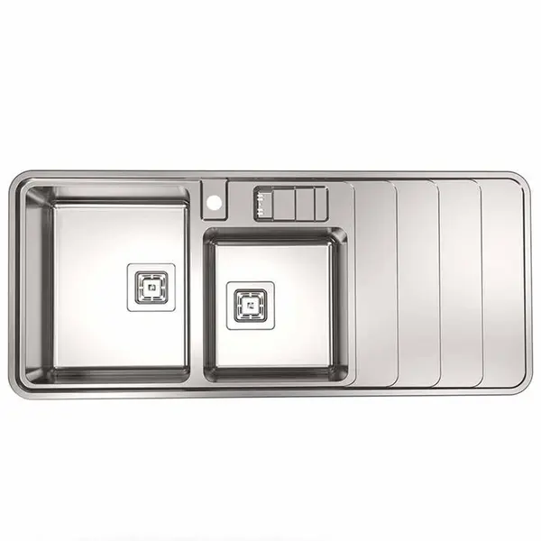 سینک ظرفشویی  استیل البرز steelalborz مدل 856 روکار - 3