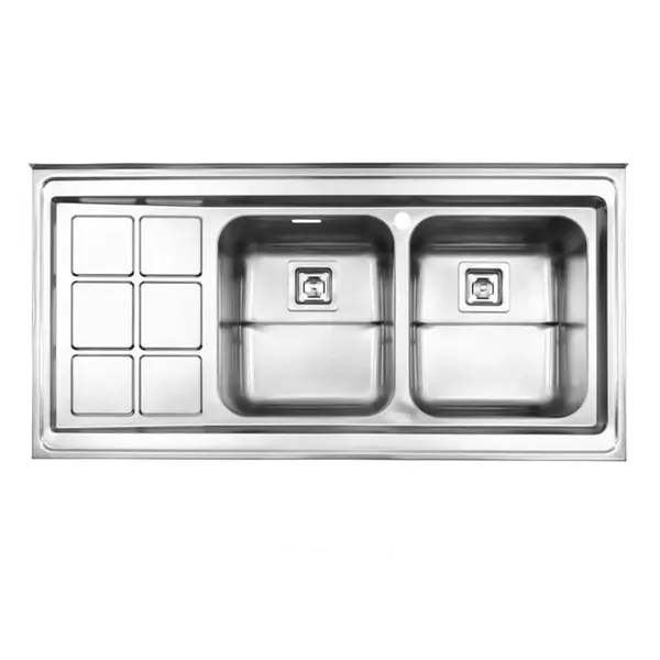سینک ظرفشویی استیل البرز steelalborz مدل 761 توکار - 3