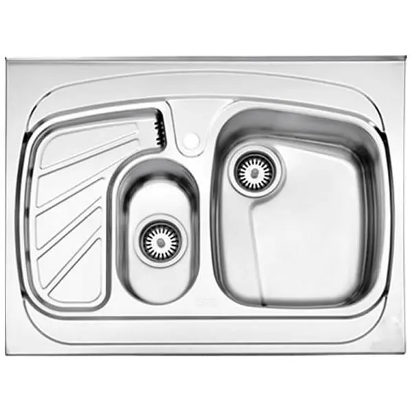 سینک ظرفشویی استیل البرز SteelAlborz مدل 608 روکار - 3