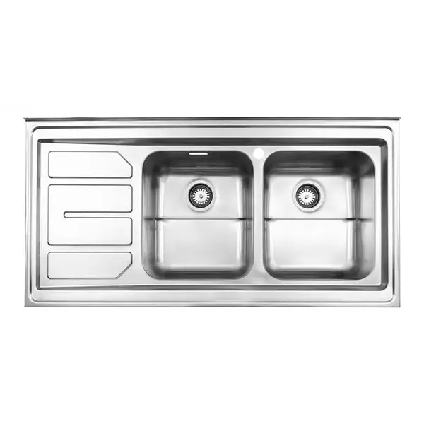 سینک ظرفشویی استیل البرز steelalborz مدل 763 روکار - 5