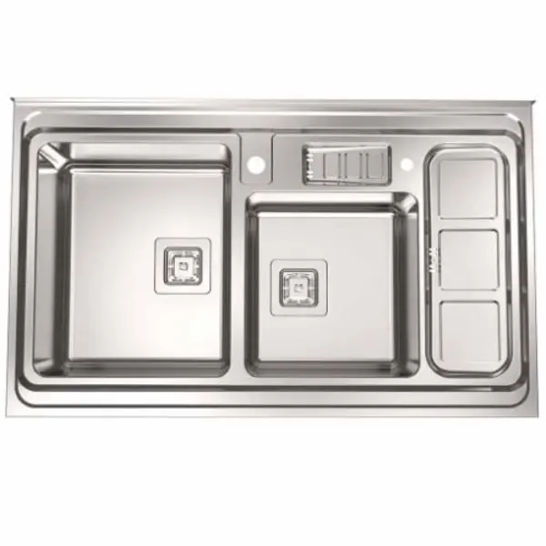 سینک استیل البرز steelalborz مدل 853 روکار - 5