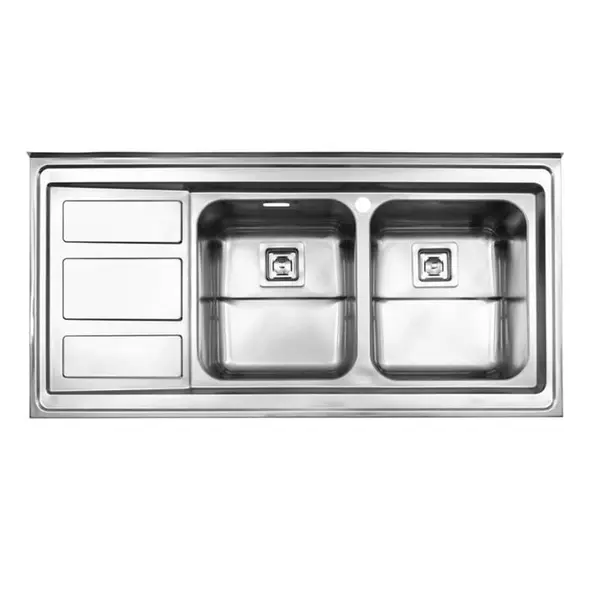 سینک ظرفشویی استیل البرز steelalborz مدل 765 توکار - 2
