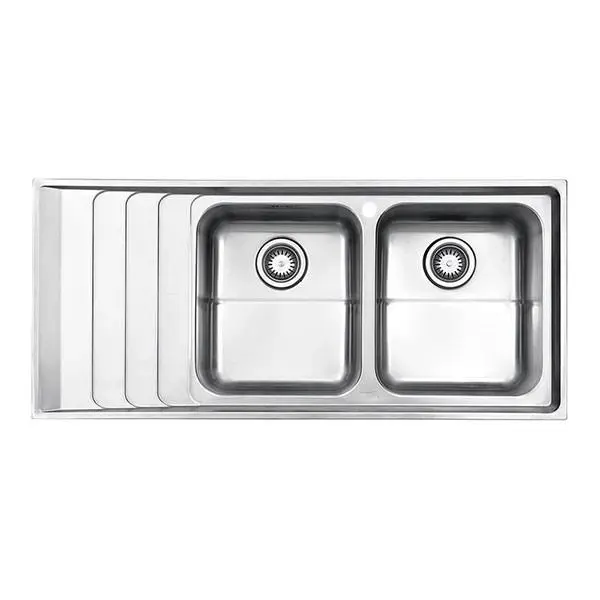سینک ظرفشویی استیل البرز Steelalborz مدل 734 توکار - 2