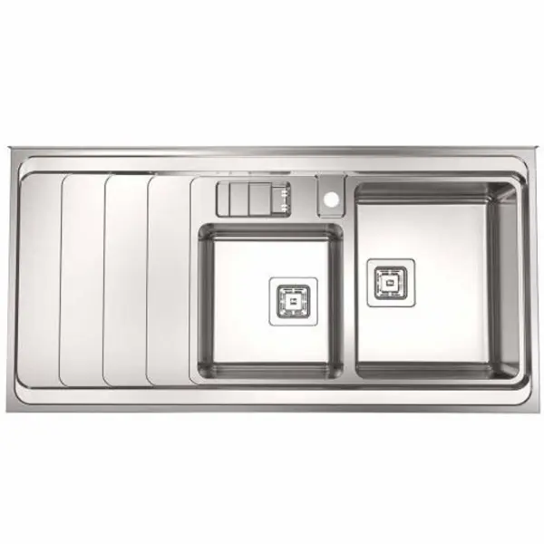 سینک ظرفشویی  استیل البرز steelalborz مدل 856 روکار - 5
