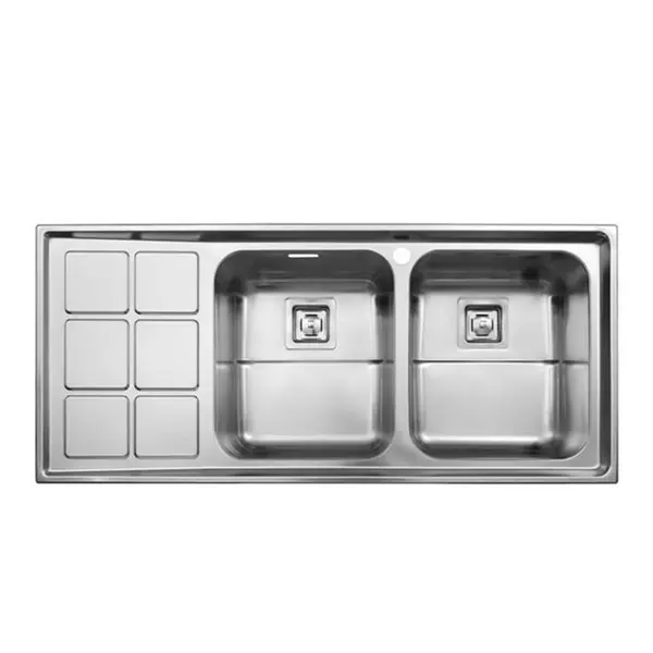 سینک ظرفشویی استیل البرز steelalborz مدل 761 توکار - 2