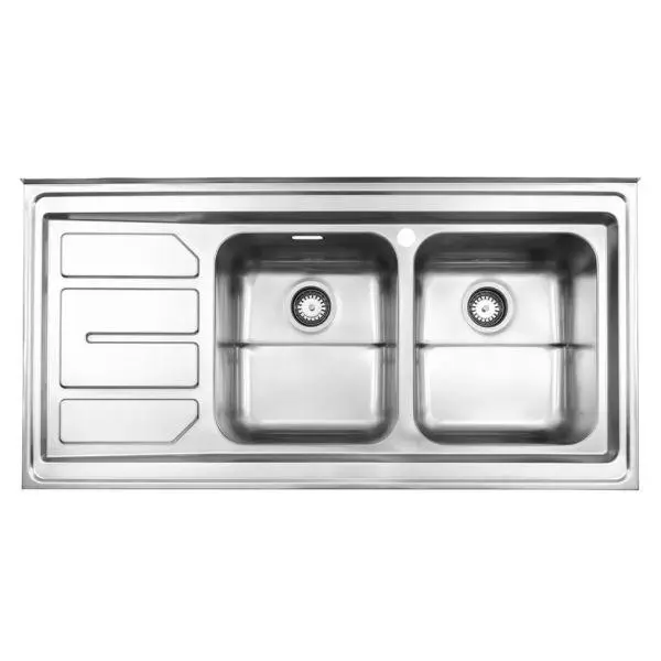 سینک ظرفشویی استیل البرز steelalborz مدل 763 روکار - 6