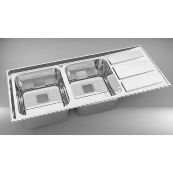 سینک ظرفشویی استیل البرز steelalborz مدل 765 توکار - 6