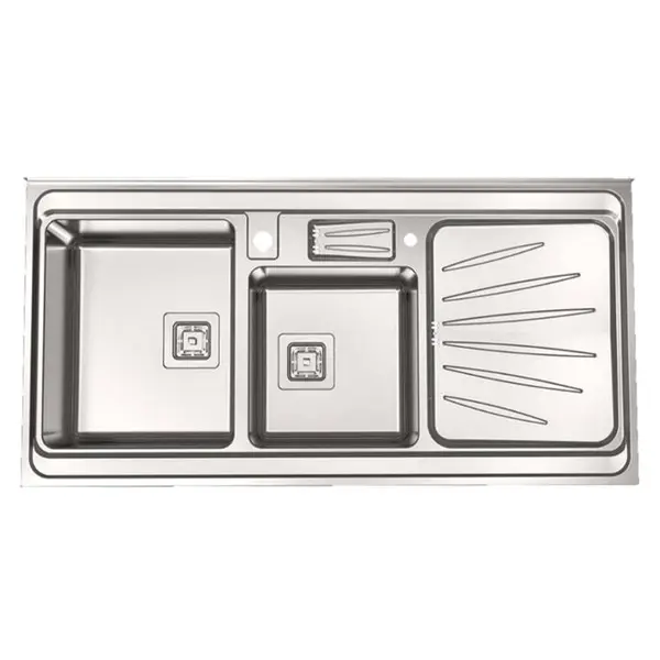 سینک ظرفشویی استیل البرز Steelalborz مدل 854 روکار - 3