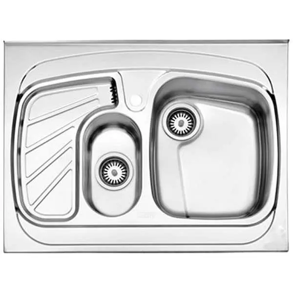 سینک ظرفشویی استیل البرز SteelAlborz مدل 608 روکار - 2