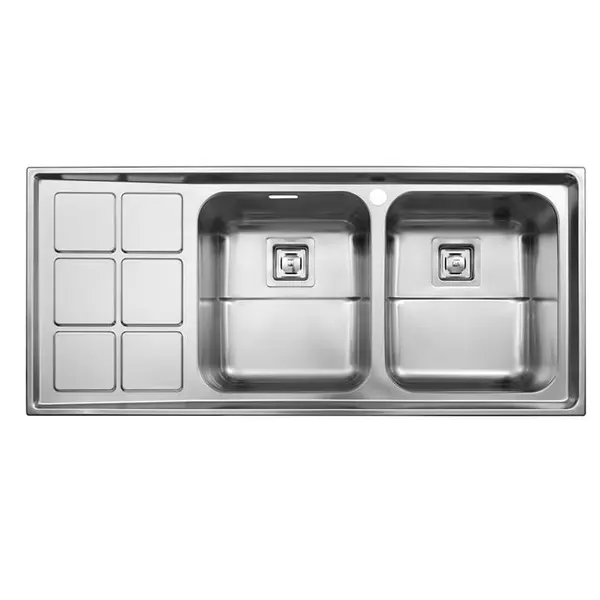 سینک ظرفشویی استیل البرز steelalborz مدل 761 توکار - 6