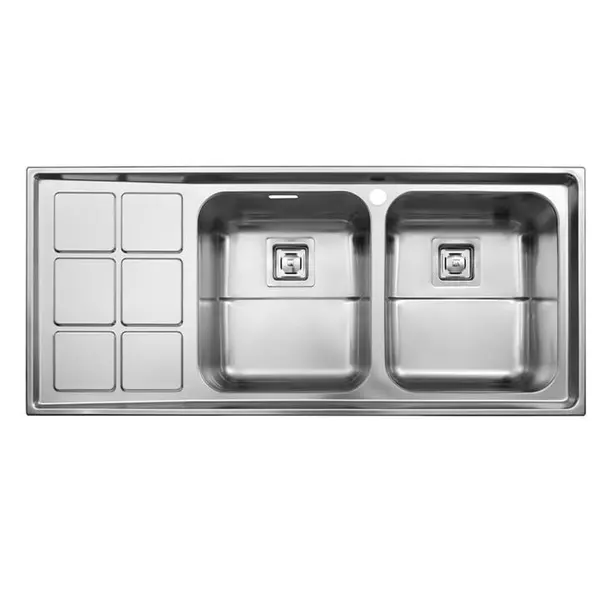 سینک ظرفشویی استیل البرز steelalborz مدل 761 توکار - 4