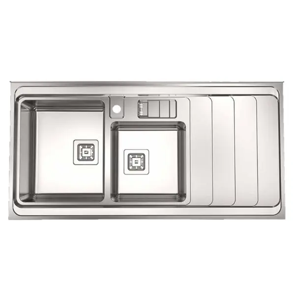 سینک ظرفشویی  استیل البرز steelalborz مدل 856 روکار - 4