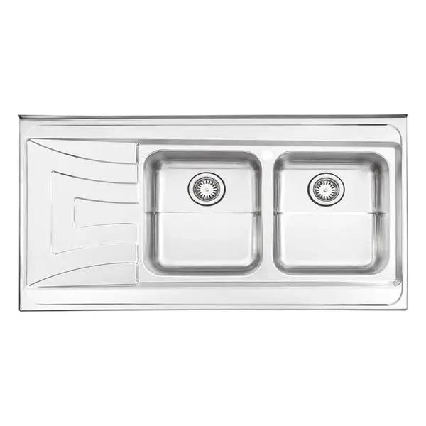سینک ظرفشویی استیل البرز steelalborz مدل 736 توکار - 2