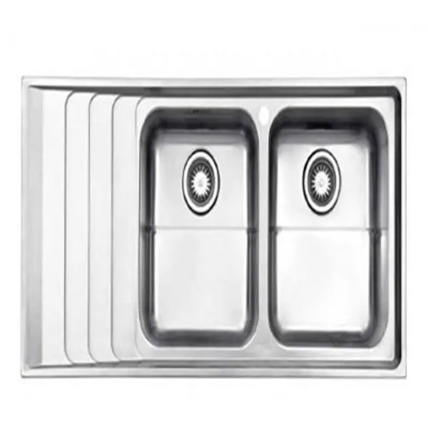 سینک ظرفشویی استیل البرز Steelalborz مدل 734 توکار - 4