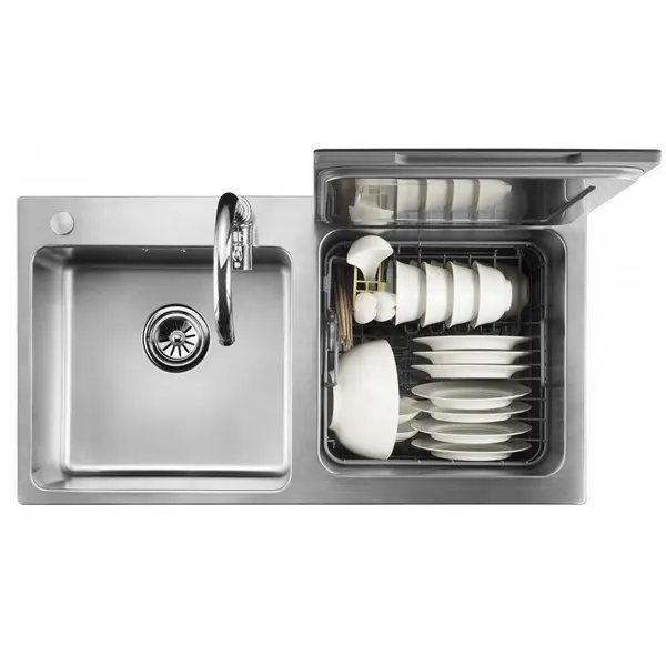 سینک ظرفشویی استیل البرز SteelAlborz مدل 608 روکار - 6