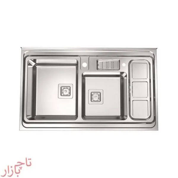 سینک استیل البرز steelalborz مدل 853 روکار - 6