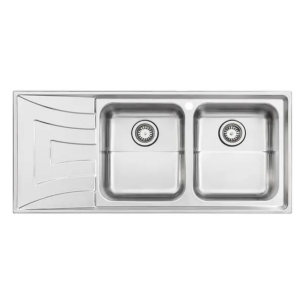 سینک ظرفشویی استیل البرز steelalborz مدل 736 توکار - 4
