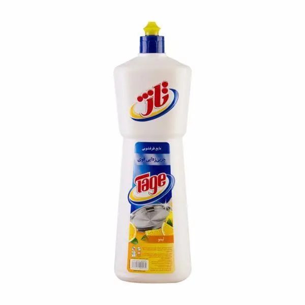 مایع ظرفشویی لیمویی 1 لیتری تاژ - 5