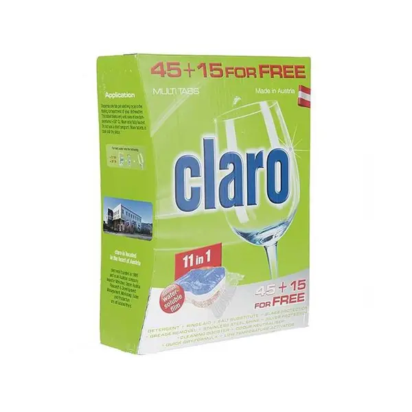 قرص ظرفشویی کلارو مدل 11in1 بسته 60 عددی - 6