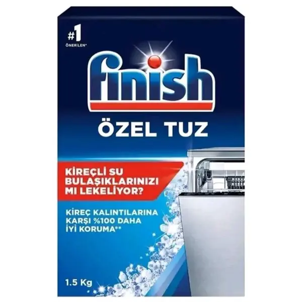 نمک ماشین ظرفشویی فینیش اصل 1.5 کیلویی ساخت ترکیه جدیدترین سری بازرگانی حامید - 3