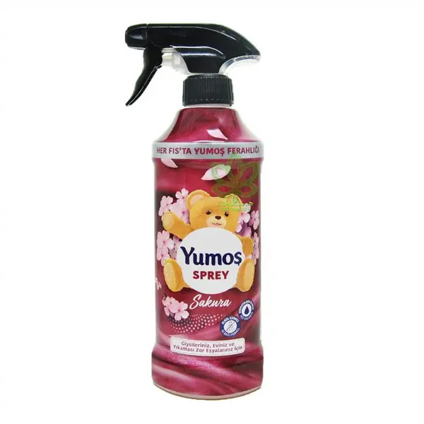 اسپری خوشبو کننده هوا ، پارچه و مبلمان رایحه ساکورا 450 میل یوموش – yumos