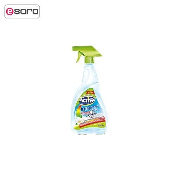 اسپری تمیزکننده سطوح حمام و شیرآلات اکتیو حجم 700 میلی لیتر - 4