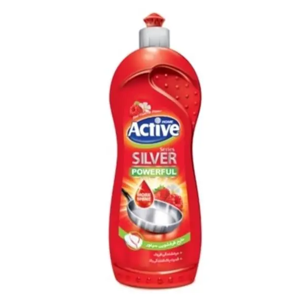 مایع ظرفشویی قرمز اکتیو 750 گرم - 5