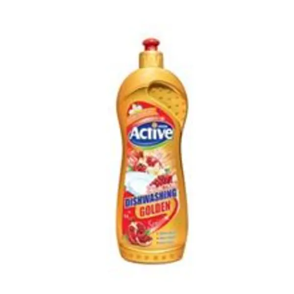 مایع ظرفشویی اکتیو سری طلایی با رایحه پرتقال 750 گرم - 4